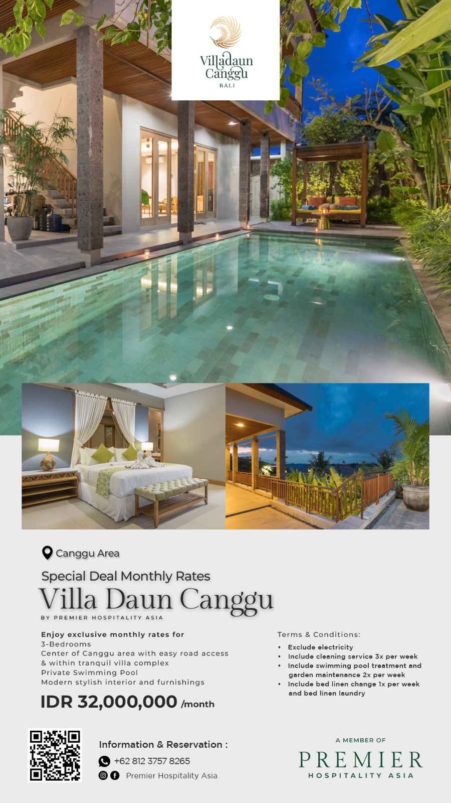 Villa Daun Canggu Special Deal Monthly Rates